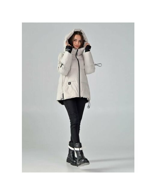 Ac-Way куртка 6619-А72-Beige зимняя оверсайз размер мультиколор