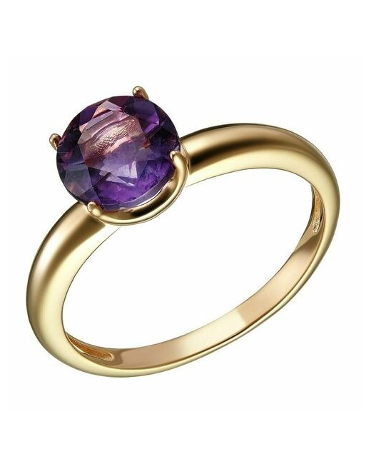Ювелирочка Перстень 105725320 серебро 925 проба золочение размер 20 фиолетовый