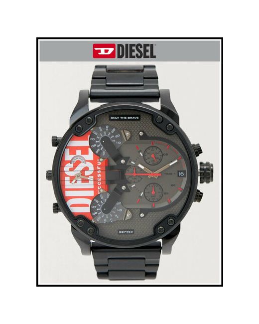 Diesel Наручные часы кварцевые наручные черный красный