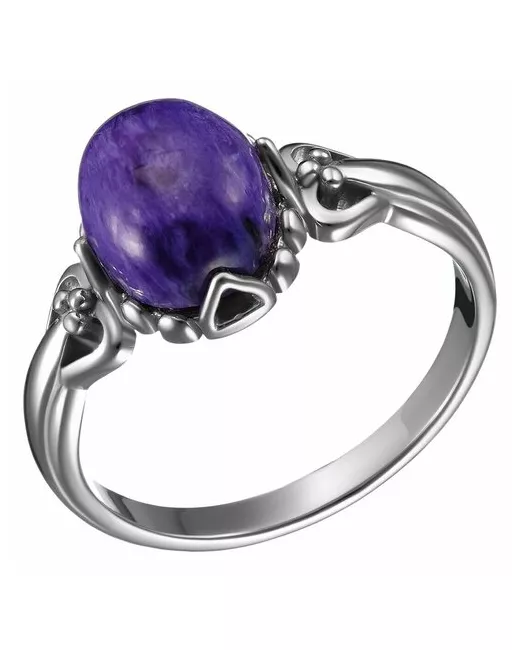 Ювелирочка Перстень 1059066185 серебро 925 проба чароит серебряный фиолетовый