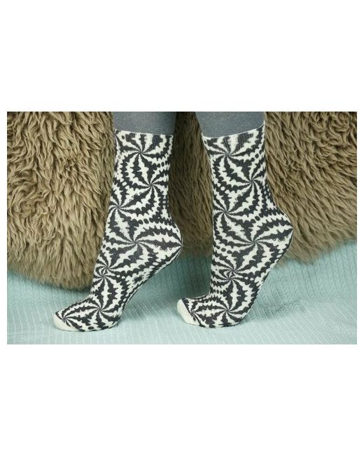 Шерстянки носки Базовая коллекция 1 пара высокие утепленные размер белый