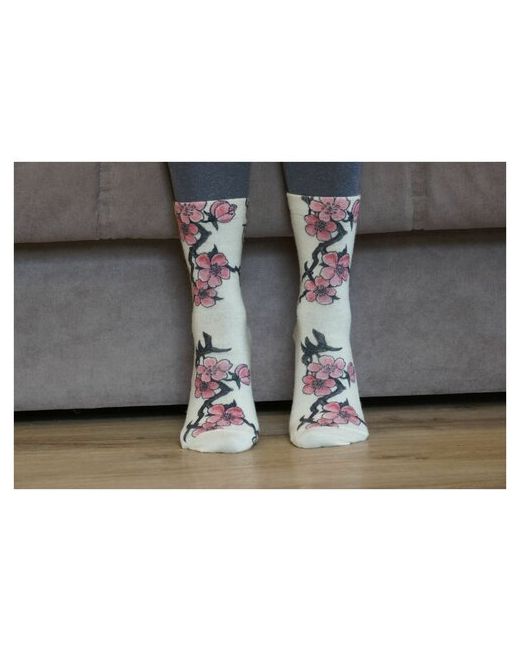 Шерстянки носки Базовая коллекция 1 пара высокие утепленные размер черный розовый