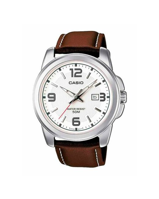 Casio Наручные часы Часы наручные MTP-1314PL-7A белый коричневый