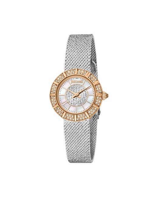 Just Cavalli Наручные часы Часы наручные JC1L253M0105 Кварцевые 28 мм серебряный розовый