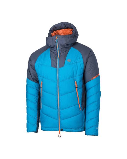 Ternua Куртка средней длины несъемный капюшон карманы ветрозащитная влагоотводящая размер голубой