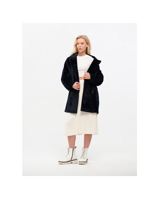 Electrastyle Пальто-пиджак демисезонное демисезон/зима шерсть силуэт прямой удлиненное размер 48