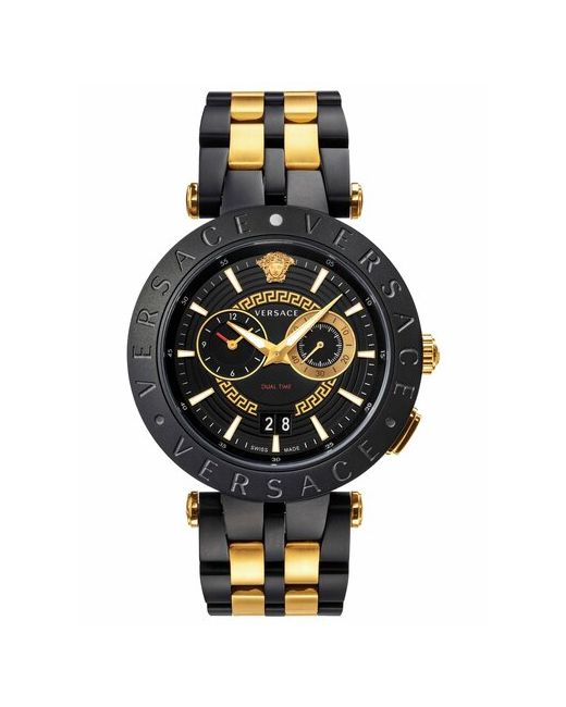 Versace Наручные часы хронограф 1011722554 черный