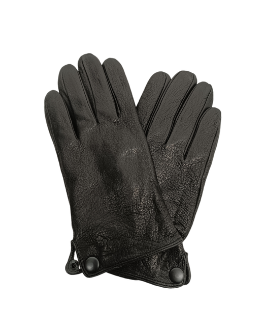 batulus Перчатки из натуральной кожи с шерстяной подкладкой черные размер 105
