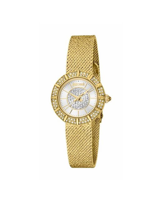 Just Cavalli Наручные часы Часы наручные JC1L253M0055 Кварцевые 28 мм желтый серебряный
