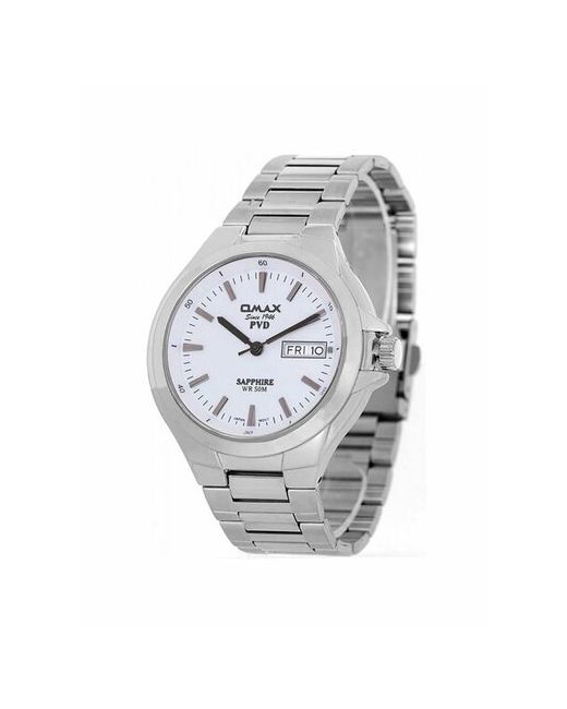 Omax Наручные часы Часы наручные 00CSD019I003 Гарантия 1 год белый серебряный