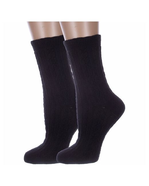 Hobby Line носки средние утепленные размер черный