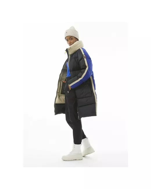 Parajumpers Пальто средней длины силуэт прямой карманы без капюшона размер мультиколор