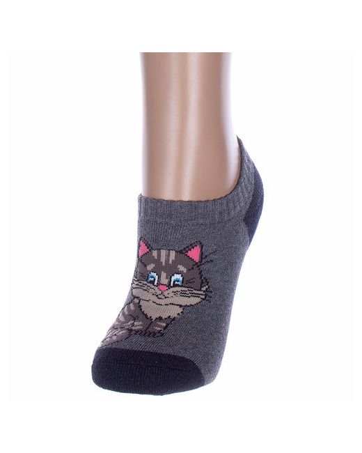 Hobby Line носки укороченные махровые утепленные нескользящие размер