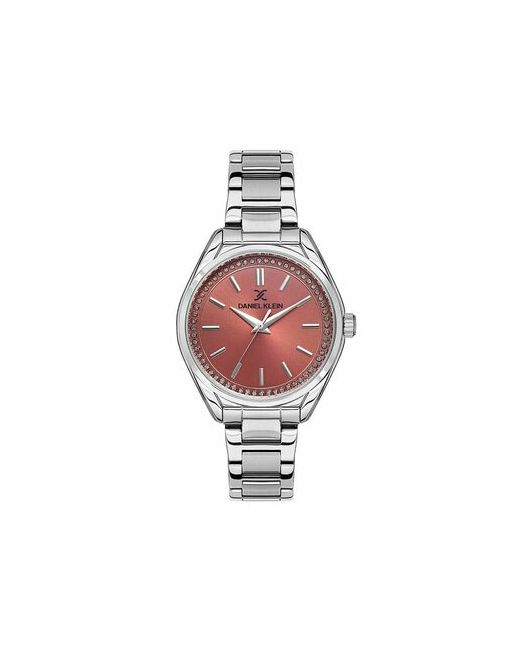 Daniel klein Наручные часы Часы наручные DK13483-2 Гарантия 2 года красный серебряный