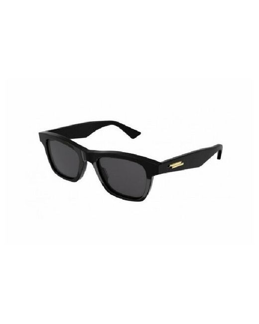 Bottega Veneta Солнцезащитные очки прямоугольные оправа черный