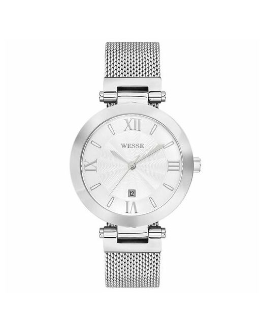 Wesse Наручные часы Часы наручные WWL300201MA Кварцевые 36 мм серебряный