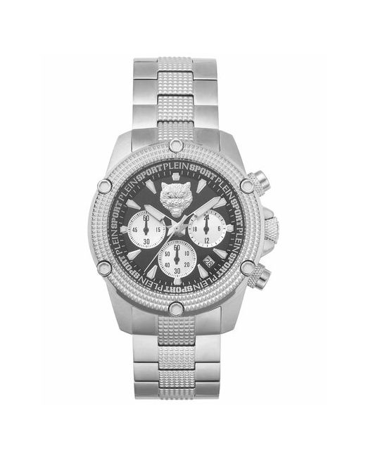 Plein Sport Наручные часы кварцевые Hurricane PSDBA0823 с гарантией серый серебряный