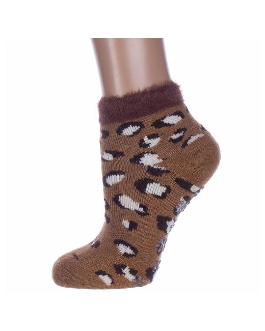 Hobby Line носки укороченные махровые нескользящие утепленные размер