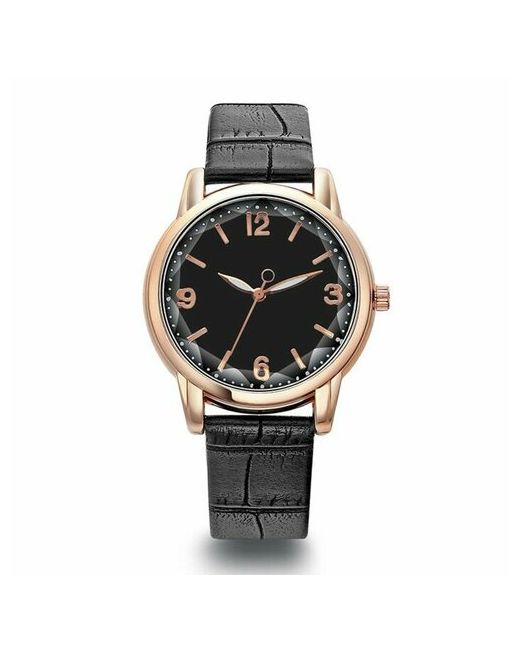 Top Market Наручные часы Часы наручные d-3.4 см черный ремешок мультиколор