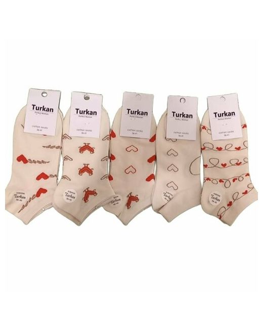 Turkan носки укороченные на Новый год 5 пар размер