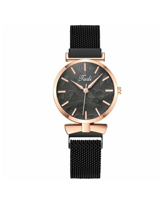 Top Market Наручные часы Часы наручные d-3.2 см магнитный браслет черные мультиколор