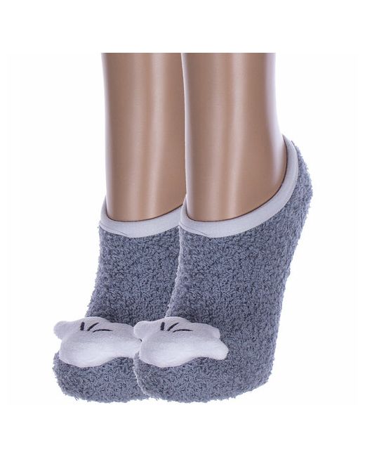 Hobby Line носки укороченные нескользящие утепленные махровые размер