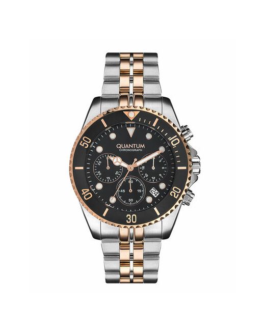Quantum Наручные часы Часы наручные PWG930.550 Кварцевые 44 мм серебряный розовый