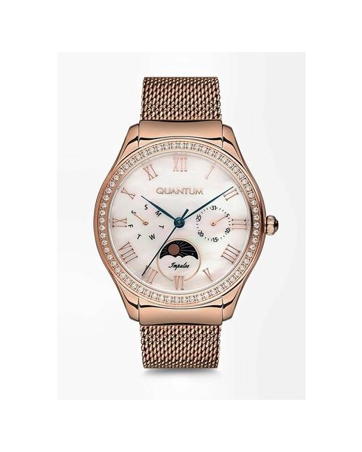 Quantum Наручные часы Часы наручные IML661.420 Кварцевые 34 мм розовый