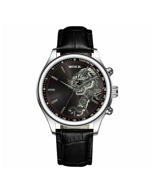 Top Market Наручные часы Часы наручные Тигр d-4.2 см серебро мультиколор
