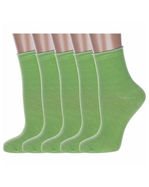 Hobby Line носки средние 5 пар размер зеленый