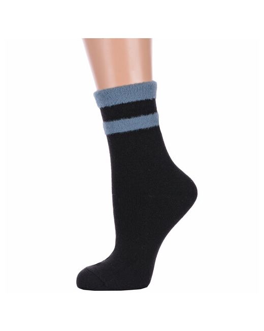 Hobby Line носки средние утепленные размер черный