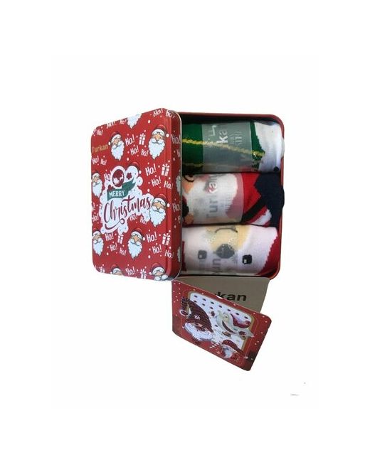 Turkan носки фантазийные подарочная упаковка на Новый год размер мультиколор