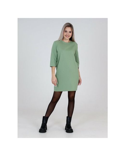 Elena Tex Платье размер 56 зеленый