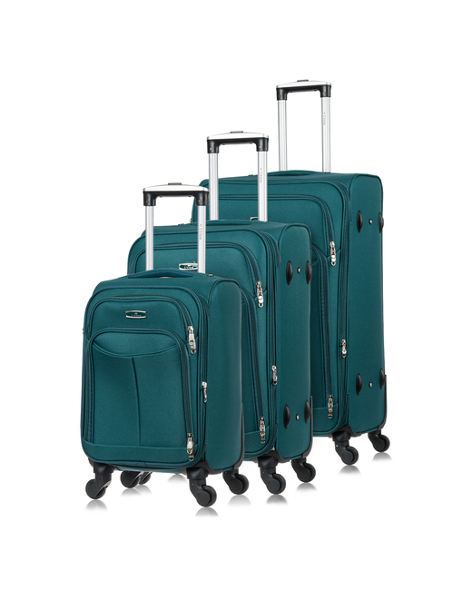 L'Case Комплект чемоданов Amsterdam 3 шт. водонепроницаемый 112 л размер