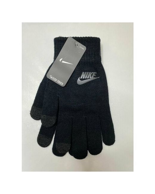 Nike Перчатки демисезон/зима утепленные сенсорные размер Универсальный S черный