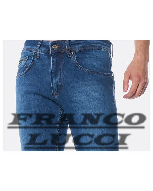 Franco Lucci Джинсы имеющие в составе ткани эластан стрейч растягиваются джинсы устойчивы к многочисленным стиркам прочные удобные хорошо садятся по фигуре. размер 34