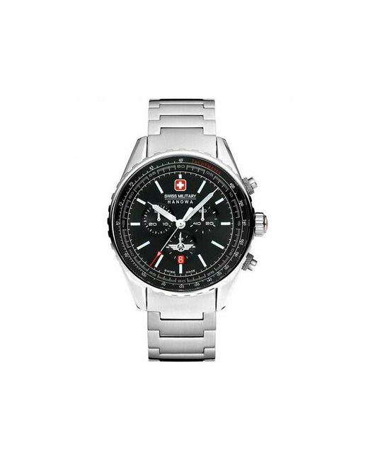 Swiss Military Hanowa Наручные часы Air Afterburn Chrono серебряный черный