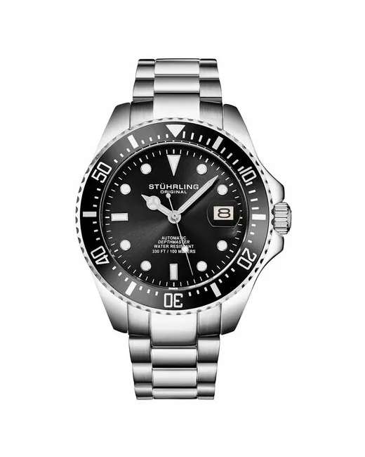 Stuhrling Наручные часы Механические наручные 4048.1 серебряный черный