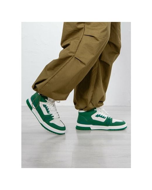 Videya Ботинки полнота 7 размер 43 зеленый белый