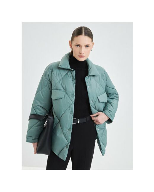 Zarina Куртка размер RU 50/170 зеленый