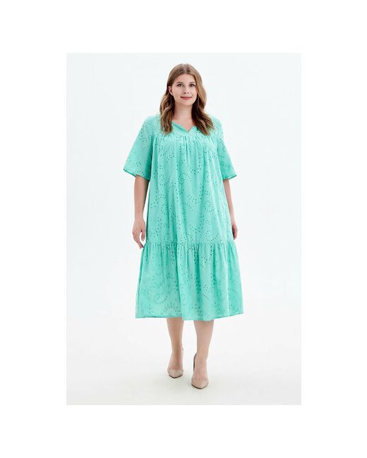 Olsi Платье размер 58 зеленый
