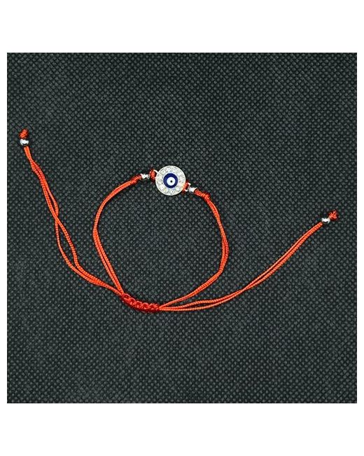 Bun Славянский оберег Браслет-нить браслет красная нить стразы 1 шт. размер 18 см. диаметр 10 красный