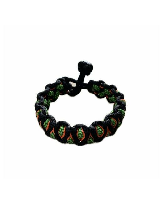 Sunny Street Плетеный браслет Глаз дракона 1 шт. размер 8.5 см. диаметр зеленый черный