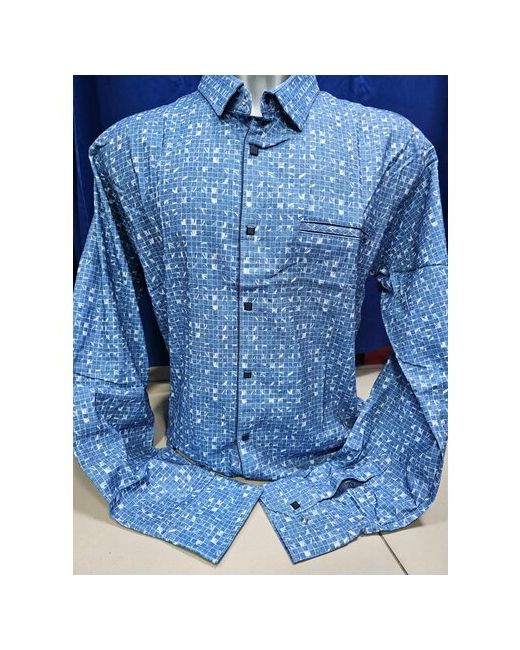 Амато Рубашка размер 4XL синий