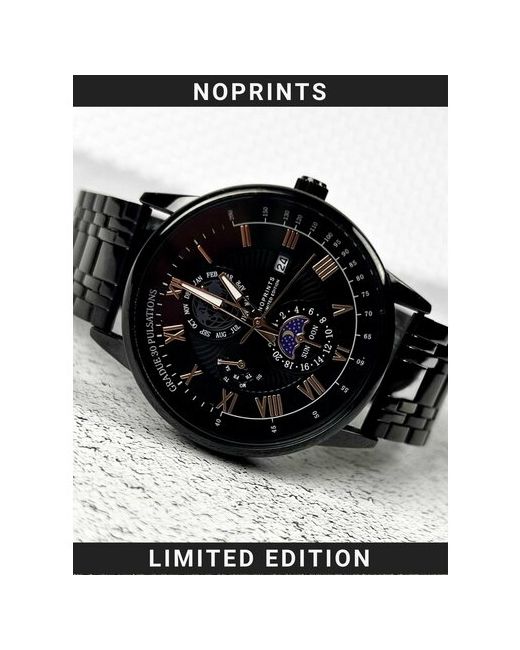 Noprints Наручные часы Часы наручные классические NP67 Черный черный