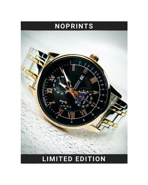 Noprints Наручные часы Часы наручные классические NP66 черный золотой серебряный
