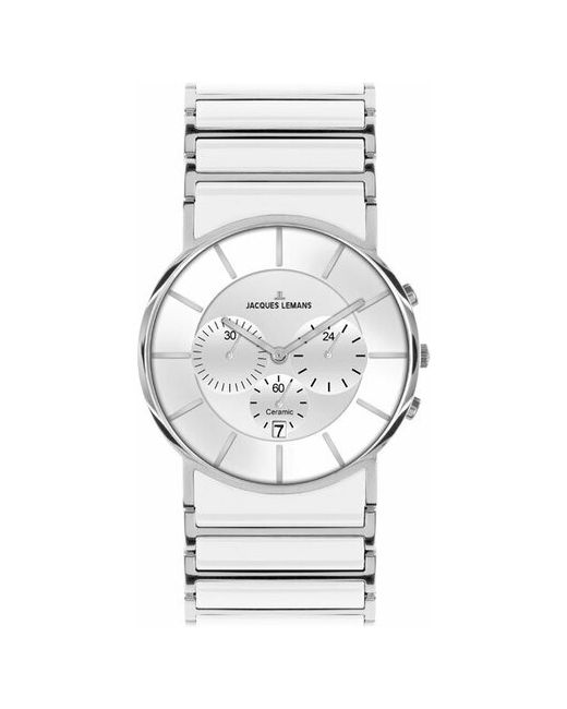 Jacques Lemans Наручные часы High Tech Ceramic Часы наручные 1-1815B серебряный