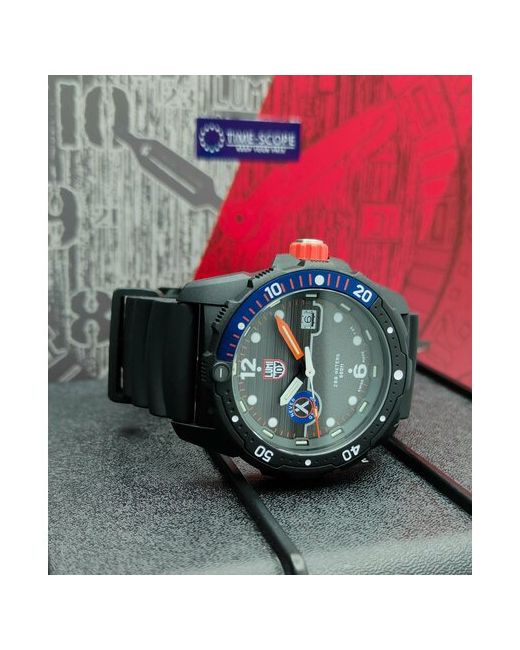 Luminox Наручные часы Часы наручные Bear Grylls Survival SEA Series XB.3723. Кварцевые для производства Швейцарии в подарок синий оранжевый