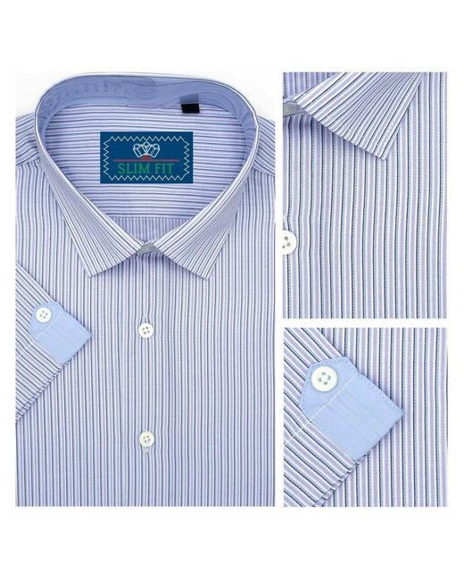 Alexander Matin Рубашка размер S голубой