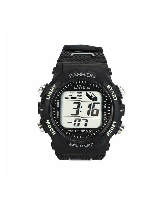 Hidde Наручные часы Часы наручные электронные Astres Fashion ремешок силикон водонепроницаемые черные черный